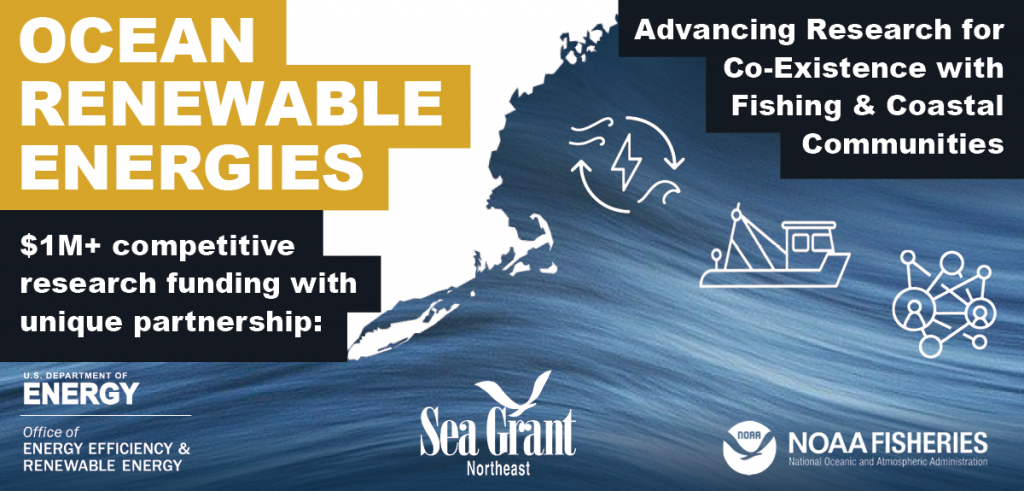 The Northeast Sea Grant programs and partners are sponsoring research to better understand the effects of offshore renewable energy on communities