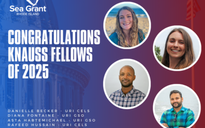 Four URI Grad Students Selected for 2025 National Knauss Marine Policy Fellowships