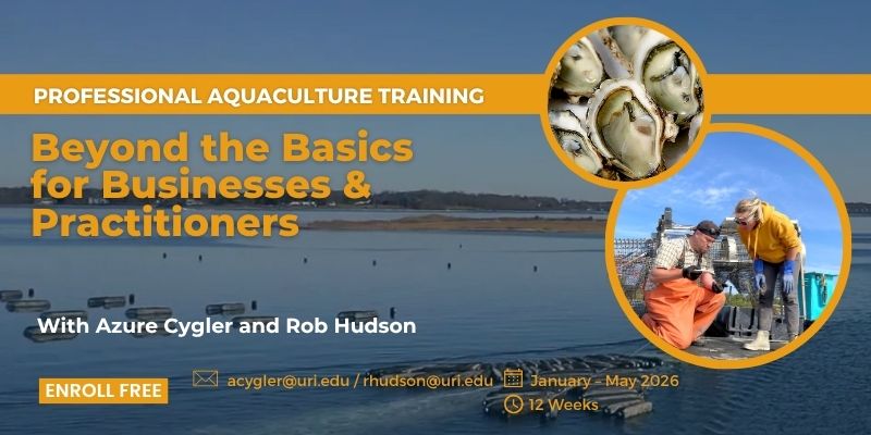 Tell Us You’re Interested: 2026 Aquaculture Training Course for Businesses and Practitioners