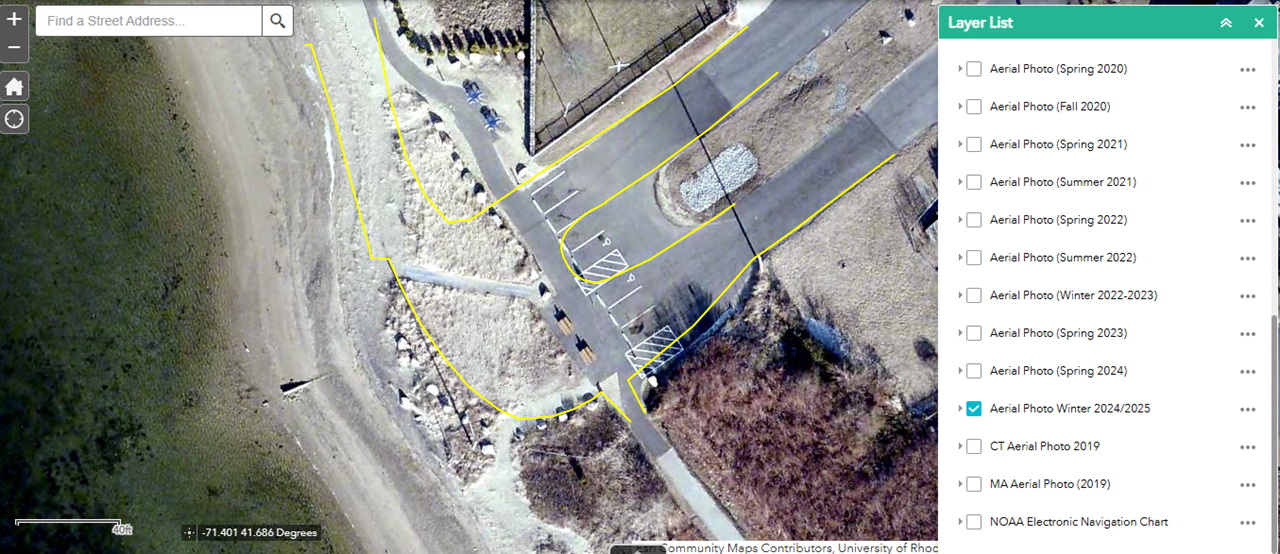 oakland_beach2 Present-day Strand Avenue aerial